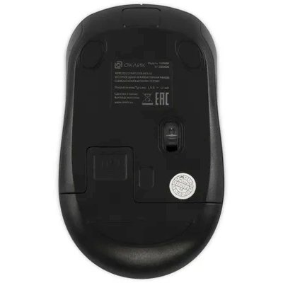 мышь Oklick 310MW Black-Blue Черный-голубой