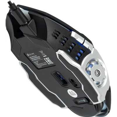 мышь Oklick 770GW Black-Silver Черный