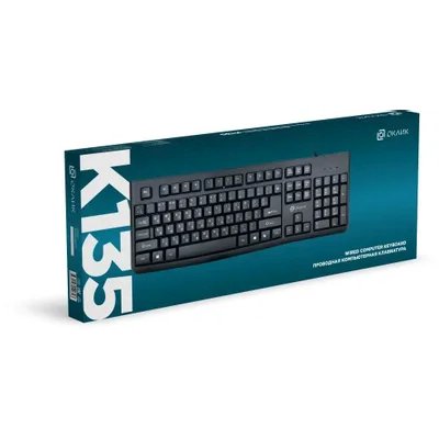 клавиатура Oklick K135 Black Черный