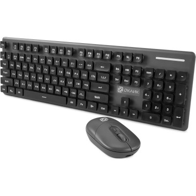 клавиатура Oklick S265W Black Черный