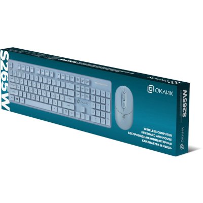 клавиатура Oklick S265W Blue Голубой