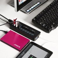 разветвитель USB Orico H10C1-U3-BK черный