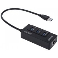 разветвитель USB Orico HR01-U3-BK черный