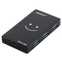 разветвитель USB Orient BC-305 черный