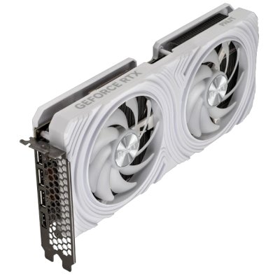 видеокарта Palit nVidia GeForce RTX 4070 White OC 12Gb NE64070S19K9-1048L Белый
