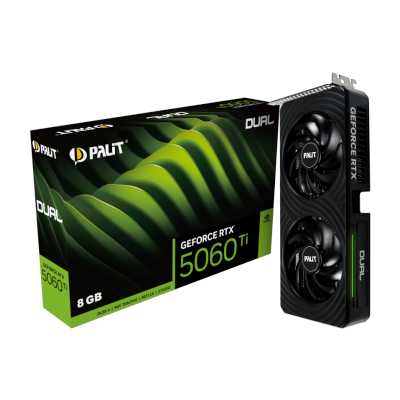 видеокарта Palit nVidia GeForce RTX 5060 Ti Dual 8Gb NE7506T019P1-GB2062D