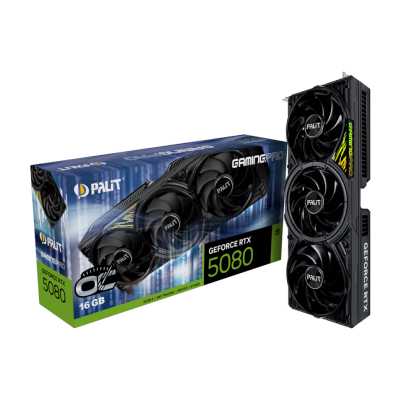 видеокарта Palit nVidia GeForce RTX 5080 GamingPro OC V1 16Gb NE75080S19T2-GB2031Y Черный