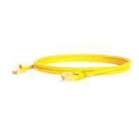 Hyperline PC-LPM-UTP-RJ45-RJ45-C6-0.3M-LSZH-YL Желтый