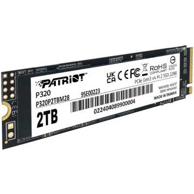 SSD диск Patriot P320 2Tb P320P2TBM28 Черный
