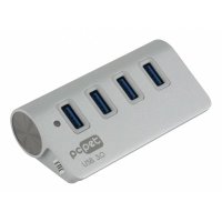 разветвитель USB PC PET BW-U3058A Aluminium silver серебристый