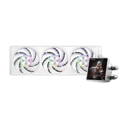 кулер PCcooler DT360 ARGB Display White Белый