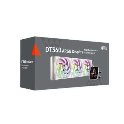 кулер PCcooler DT360 ARGB Display White Белый