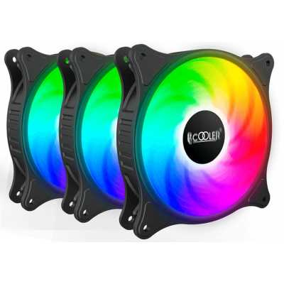 кулер PCcooler FX 120 ARGB BK 3IN1 Черный