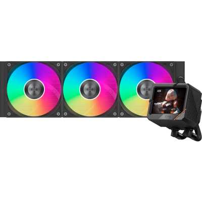 кулер PCcooler GT360 ARGB Display Black Черный