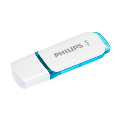 флешка Philips 16GB FM16FD70B/97 Белый, синий