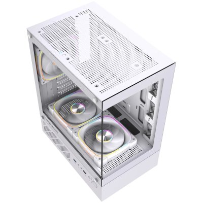 корпус PowerCase Vision Micro M1 ARGB White