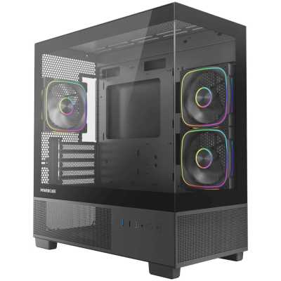 корпус PowerCase Vision Micro S4B Black