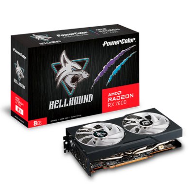 видеокарта PowerColor AMD Radeon RX 7600 8Gb RX 7600 8G-L/OC