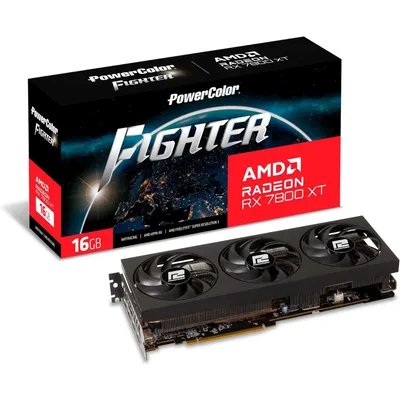 видеокарта PowerColor AMD Radeon RX 7800 XT 16Gb RX 7800 XT 16G-F/OC