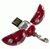 флешка Qumo 16GB Charm Series Ladybird Red QM16GUD-Charm-LD-R