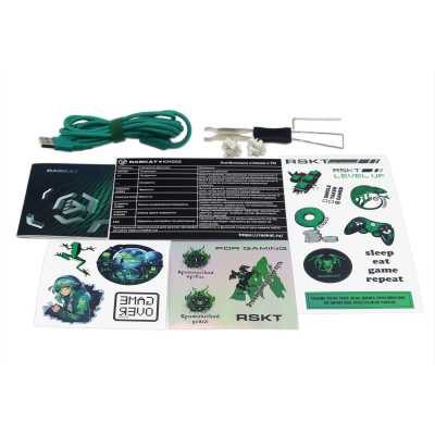 клавиатура Raskat KM002 Green KM002-UV-GREEN Зеленый