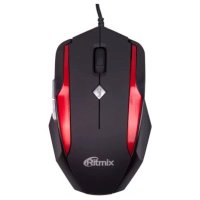 мышь Ritmix ROM-307 Black-Red Черный-красный