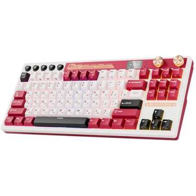 клавиатура Royal Kludge M87 6977576550779 Белый-красный