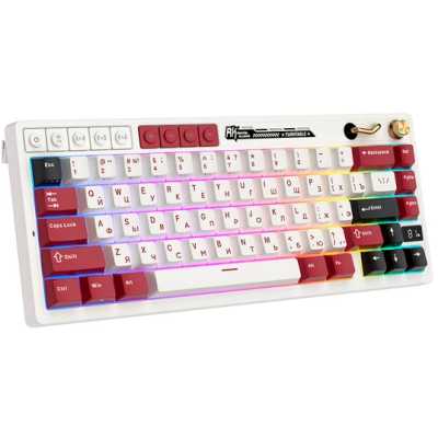 клавиатура Royal Kludge RK M65 Famicom 6935280827099 Белый-красный