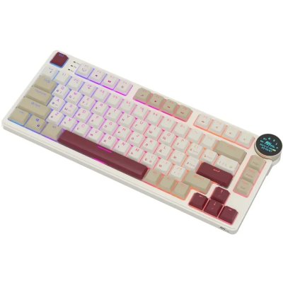 клавиатура Royal Kludge RK N80 Rosy Clouds 6977576550687 Бежевый-розовый
