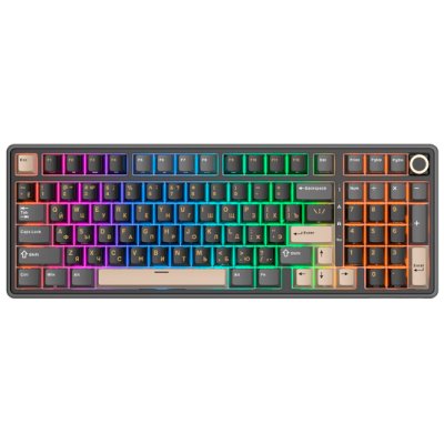 клавиатура Royal Kludge RK R98 Pro 6935280830099 Серый-черный