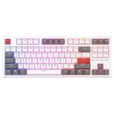 клавиатура Royal Kludge RKR87 6935280819520 Белый-серый