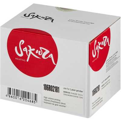 картридж Sakura SA106R02181 черный