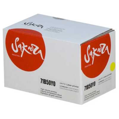 картридж Sakura SA71B50Y0 желтый