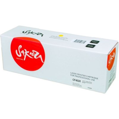 картридж Sakura SACF402X желтый