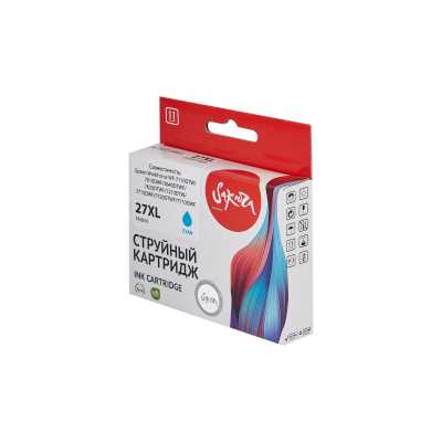 картридж Sakura SIC13T27124022 голубой