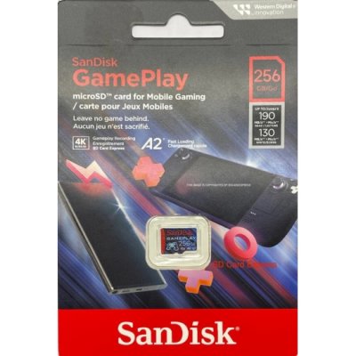 карта памяти SanDisk GamePlay 256GB SDSQXAV-256G-GN6XN