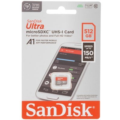 карта памяти SanDisk Ultra 512GB SDSQUAC-512G-GN6MN