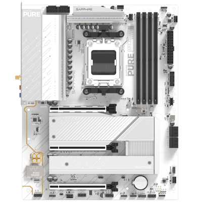 материнская плата Sapphire B850A Pure WIFI7 Черный