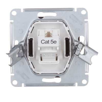 розетка компьютерная Schneider Electric AtlasDesign ATN000183 Белый