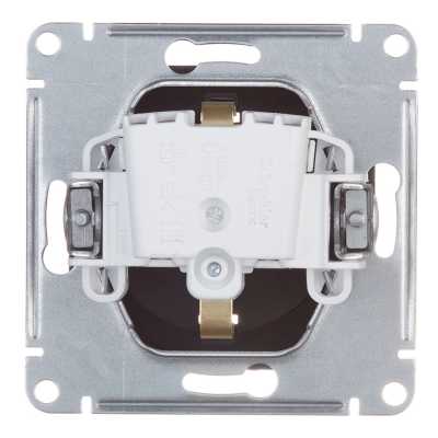 розетка силовая Schneider Electric AtlasDesign ATN001045 Карбон