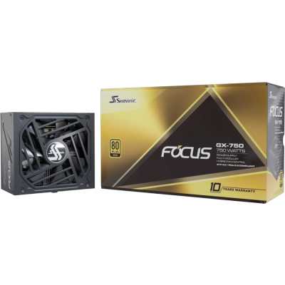 блок питания Sea Sonic 750W Focus GX-750 V4 SRP-FGX751-A5A32SF Черный