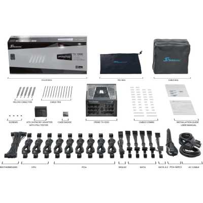 блок питания Sea Sonic 1300W Prime TX-1300 SSR-1300TR2 Черный