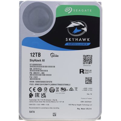 жесткий диск Seagate SkyHawk AI 12Tb ST12000VE001
