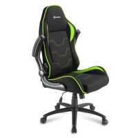 игровое кресло Sharkoon Elbrus 1 Black-Green черно-зеленый