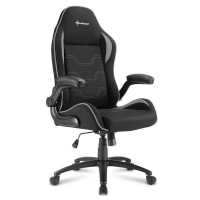 игровое кресло Sharkoon Elbrus 1 Black-Grey черно-серый