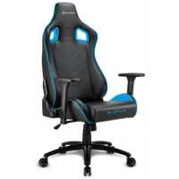 игровое кресло Sharkoon Elbrus 2 Black-Blue черно-синий