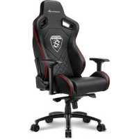игровое кресло Sharkoon Skiller SGS4 Black-Red белый - красный