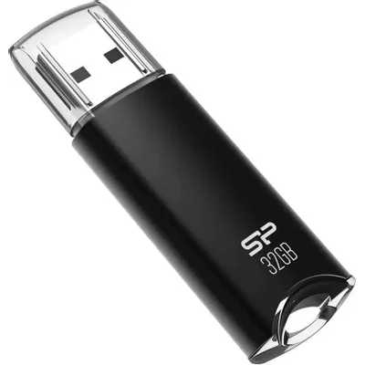 флешка Silicon Power 32GB SP032GBUF2H02V1K Черный