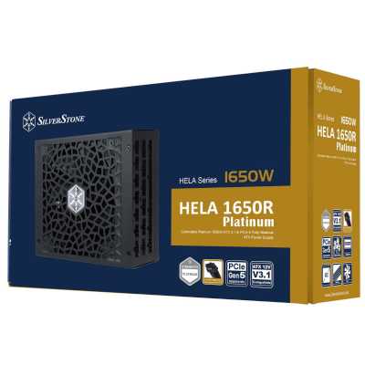 блок питания SilverStone 1650W Hela 1650R Platinum SST-HA1650R-PM Черный