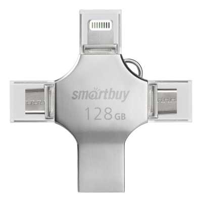флешка SmartBuy 128GB SB128GBMC15 Серебристый